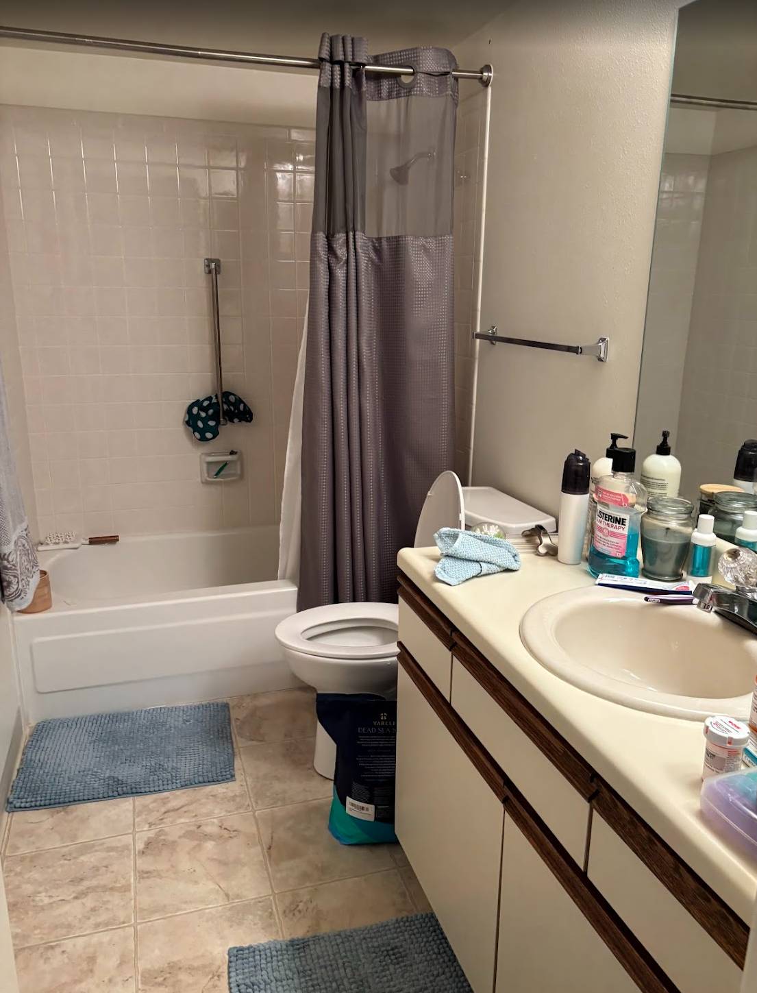 Dated bathroom before